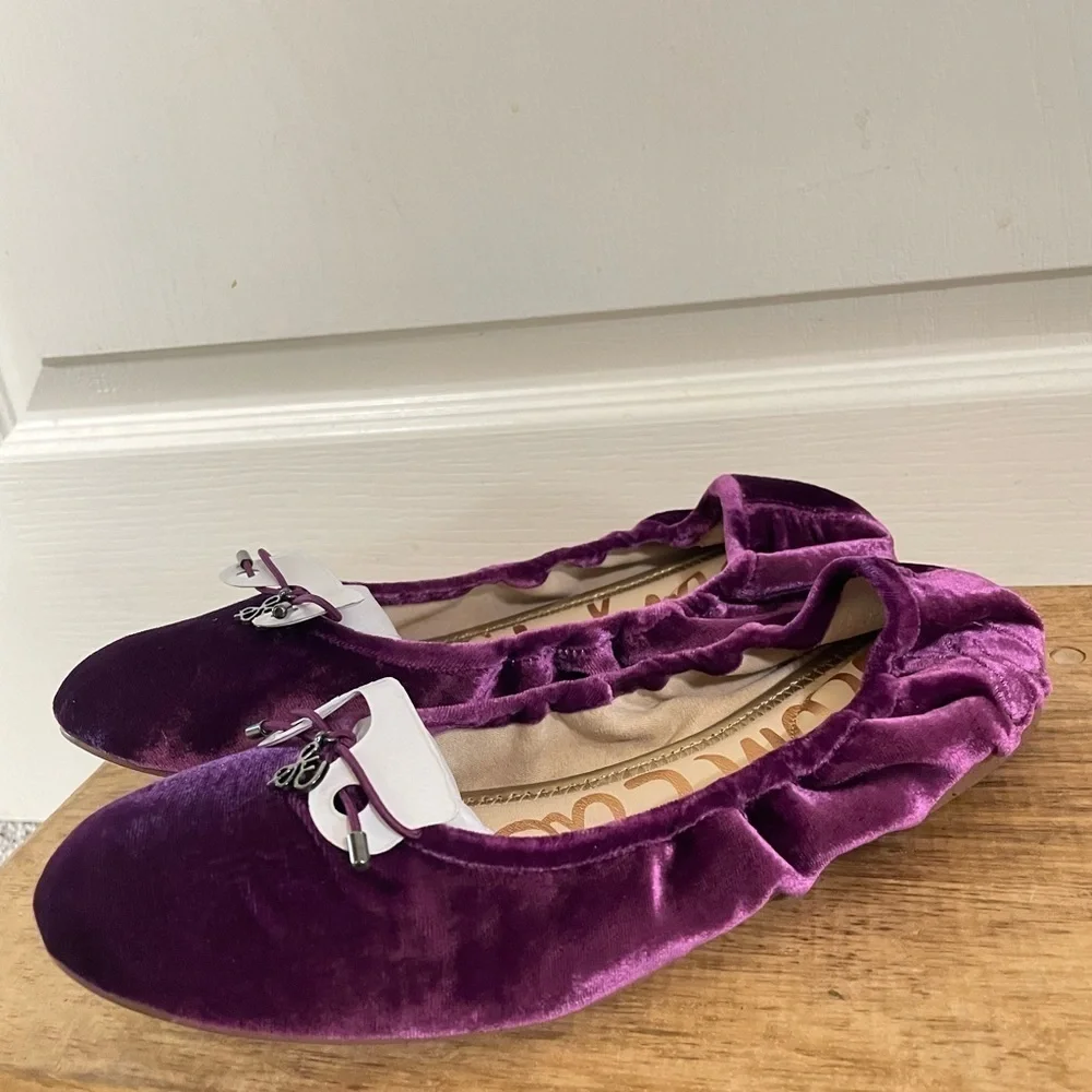 SAM EDELMAN Deep Orchid Felicia Flat